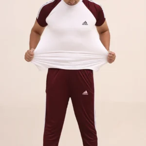Adi White Maroon Summer
